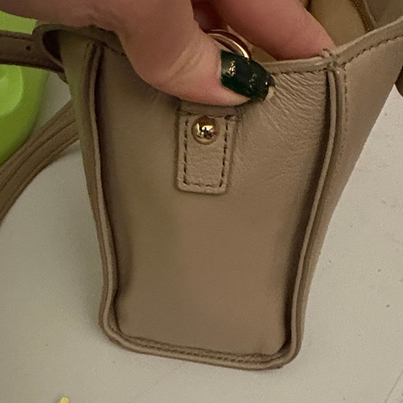 Kate Spade Taupe Crossbody Bag with Bow - Picture 6 of 7